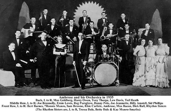 Ambrose Orchestra  with Sam Browne & Elsie Carlisle 1935